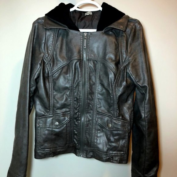 Medium Womens Kismet Faux Leather Jacket - Picture 1 of 10